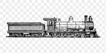 Transport train png sticker vintage | Free PNG - rawpixel