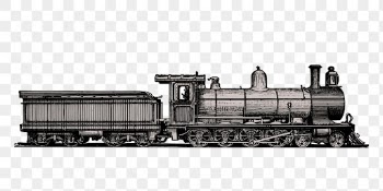 Transport train png sticker vintage | Free PNG - rawpixel