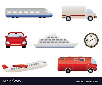 Transportation vector image
