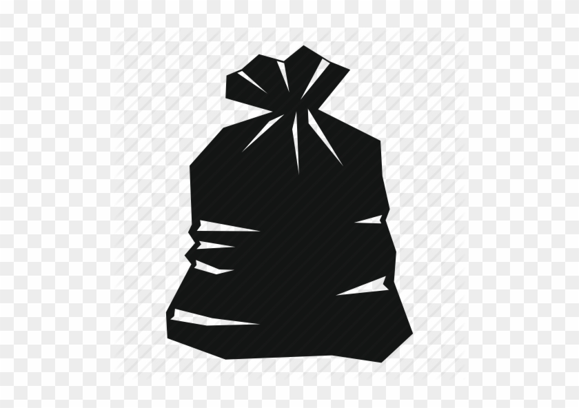 Trash Bag Vector Clipart Plastic Bag Bin Bag Waste - Rubbish Bag Icon