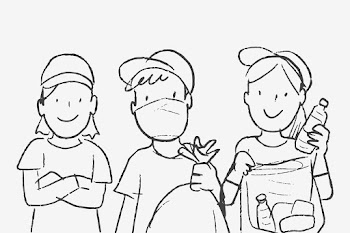 Trash collecting doodle psd, eco-friendly… | Free stock illustration | High Resolution graphic