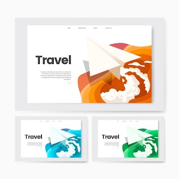 Travel and leisure informational website grap.. | Free stock vector - 458394