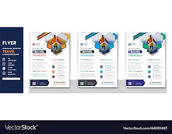 travel and tour corporate business poster or flyer