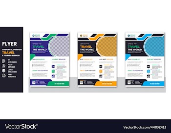 travel and tourism business company poster or