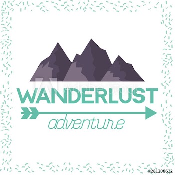 Travel and wanderlust vector design