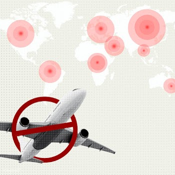 Travel ban during coronavirus pandemic background | Free  illustration - 2312425
