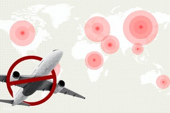 Travel ban during coronavirus pandemic background | Free  illustration - 2312431