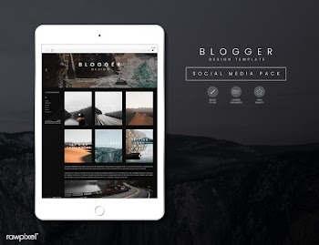 Travel blog template | Free stock vector - 575191