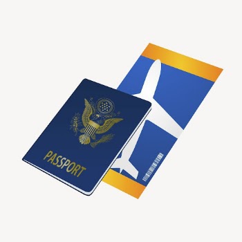 Travel documents clipart, illustration vector. | Free Vector - rawpixel