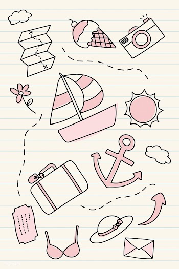 Travel doodle icons illustration | Free stock vector - 936642