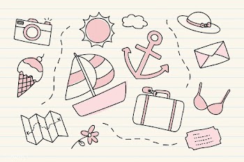 Travel doodle icons illustration | Free stock vector - 936666