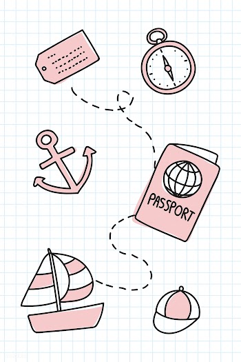 Travel doodle icons illustration | Free stock vector - 936668