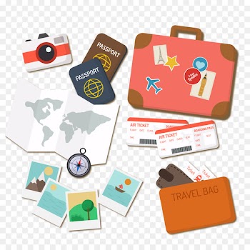 Travel Euclidean vector Suitcase Icon - Vector travel passport 