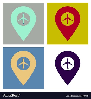 Travel icon on the white background vector image