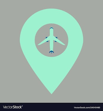 Travel icon on the white background vector image
