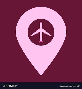 Travel icon on the white background vector image