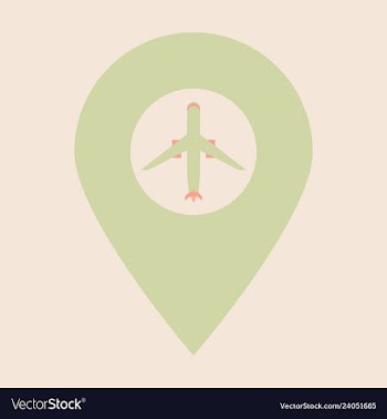 Travel icon on the white background vector image