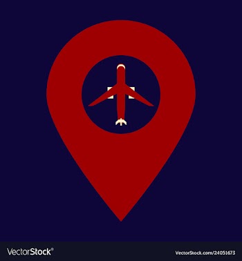 Travel icon on the white background vector image