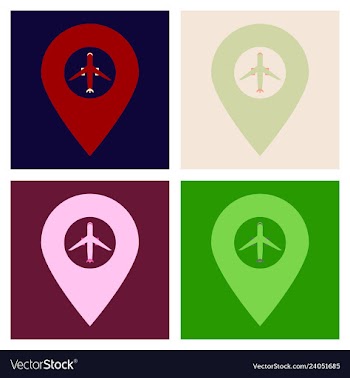 Travel icon on the white background vector image
