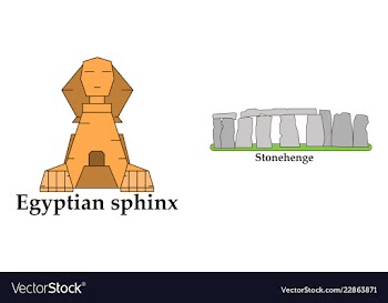 Travel journey concept famous monuments of world vector image