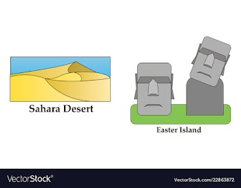 Travel journey concept famous monuments of world vector image