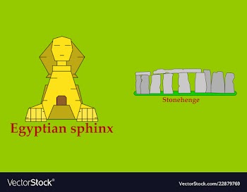 Travel journey concept famous monuments of world vector image