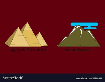 Travel journey concept famous monuments of world vector image