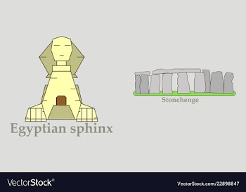 Travel journey concept famous monuments of world vector image