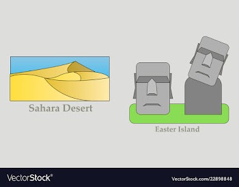 Travel journey concept famous monuments of world vector image