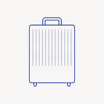 Travel luggage clipart, vacation  | Free Photo - rawpixel