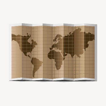 Travel map clipart, illustration psd. | Free PSD - rawpixel