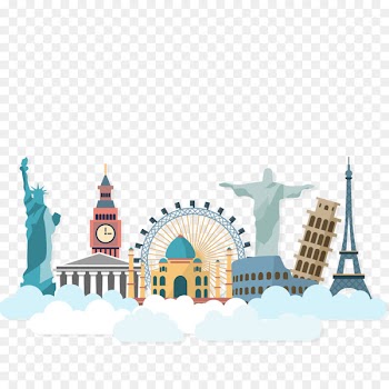 Travel Package tour Monument Landmark Backpack - Travel Attractions flag 