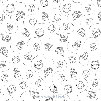 Travel pattern background