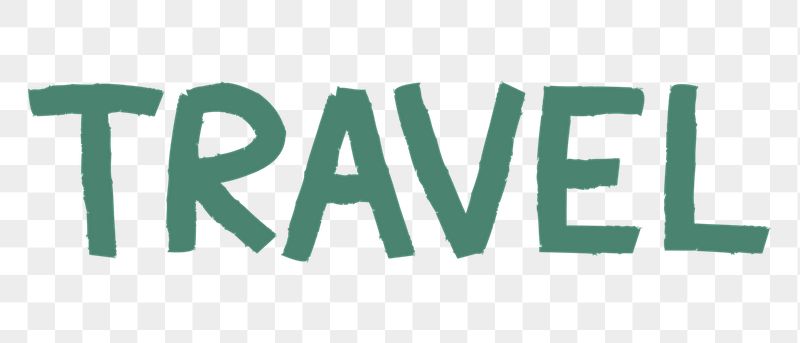 Travel png word sticker, handwritten | Free PNG - rawpixel