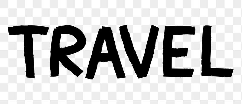 Travel png word sticker, handwritten | Free PNG - rawpixel