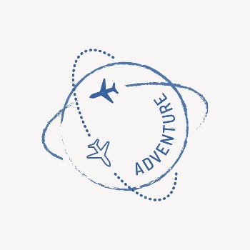 Travel stamp, ephemera clipart, vacation | Free Photo - rawpixel