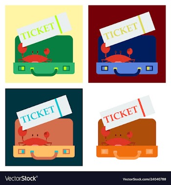 Travel suitcase for camping tourism cartoon of vector image