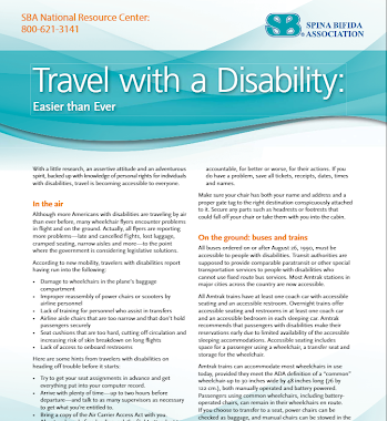 Traveling with a Disability - Spina Bifida Association