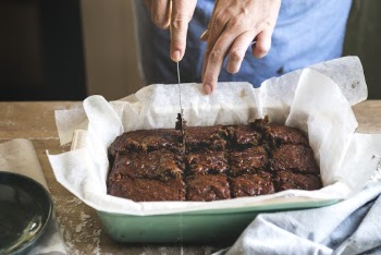 Tray Of Chocolate Cake