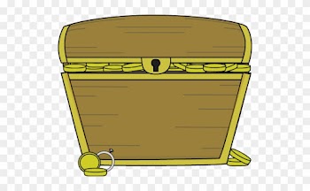 Treasure Chest Filled With Treasure - Treasure Hunt For Words