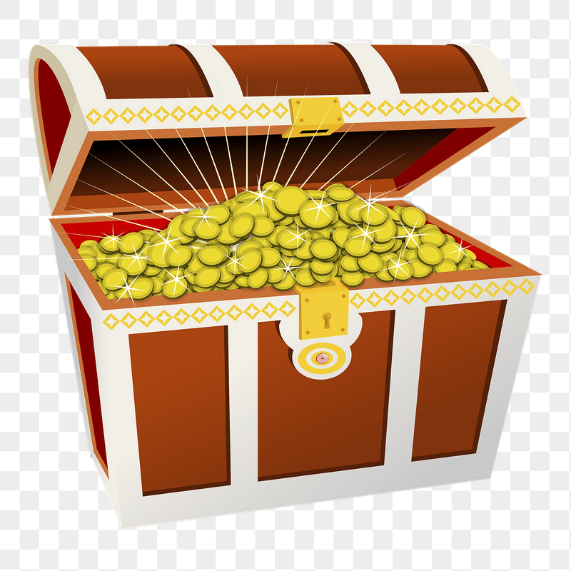 Treasure chest png sticker illustration, | Free PNG - rawpixel