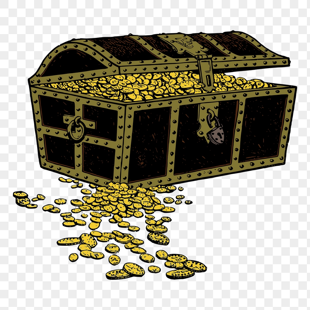 Treasure chest png sticker object | Free PNG - rawpixel