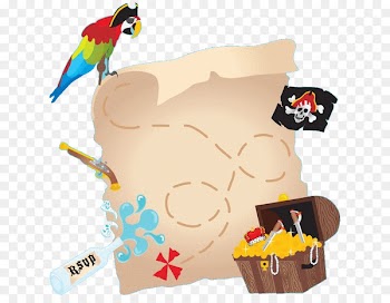 Treasure Map, Stock Photography, Buried Treasure, Bird, Animal Figure PNG