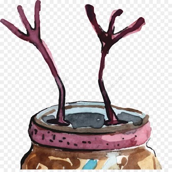 Tree Antler - cristal clair 