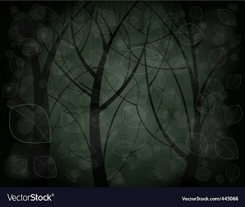 Tree background vector image