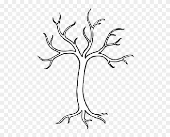 Tree Branch Trunk Clip Art - Bare Tree Clip Art