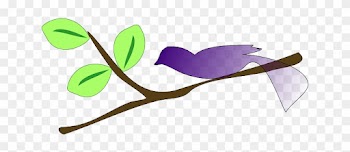 Tree, Branches, Cartoon, Gradient, Birds, Bird - Tree Branch Clip Art