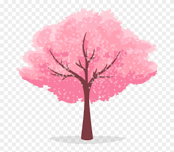 Tree - Cherry Blossom Tree Cartoon Clipart (#1967418) - PinClipart