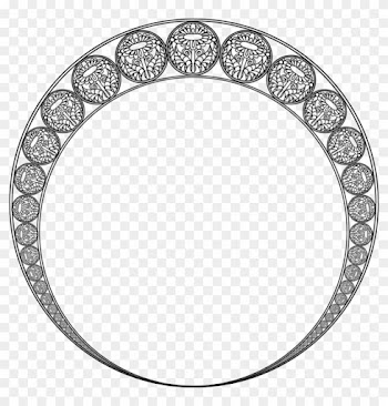 Tree Clipart Art Nouveau - Art Nouveau Border Designs