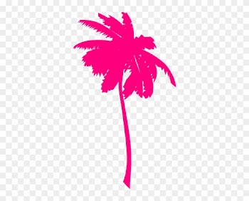 Tree Clipart Pink Palm - Pink Palm Trees Vector